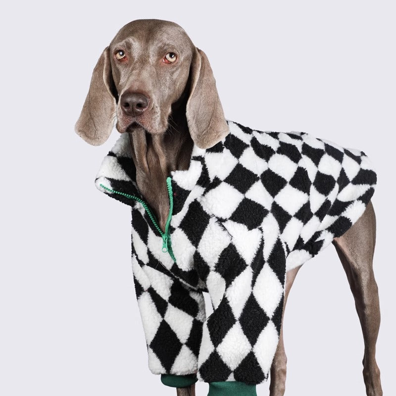 Pets Clothes Dog Cloth Dog Jacket All Covered Cloth Dimond Shaped Furry Dog Clothes Dog Jacket Fashion Dog Cloth Fashion Pets Cloth