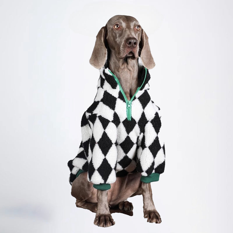 Pets Clothes Dog Cloth Dog Jacket All Covered Cloth Dimond Shaped Furry Dog Clothes Dog Jacket Fashion Dog Cloth Fashion Pets Cloth