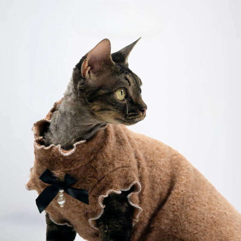 Cats Clothes Pets Cloth Pet Cloth Cat Clothes Cats Jacket Choker Sweater For Cats Original Designer Styled Clothing