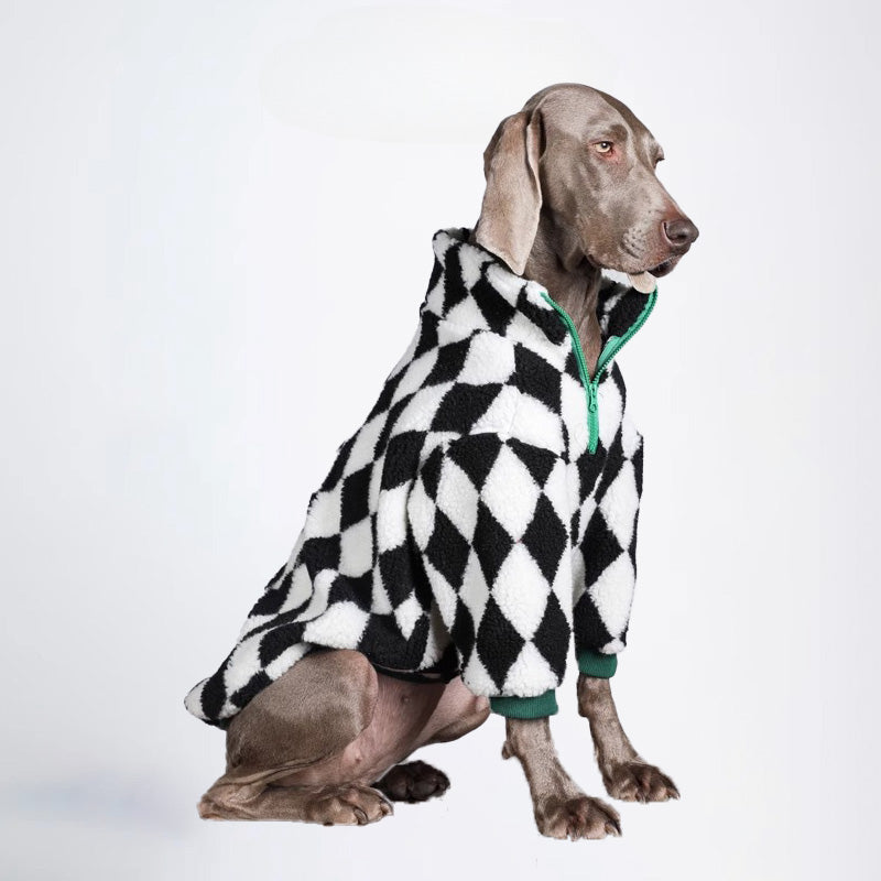 Pets Clothes Dog Cloth Dog Jacket All Covered Cloth Dimond Shaped Furry Dog Clothes Dog Jacket Fashion Dog Cloth Fashion Pets Cloth