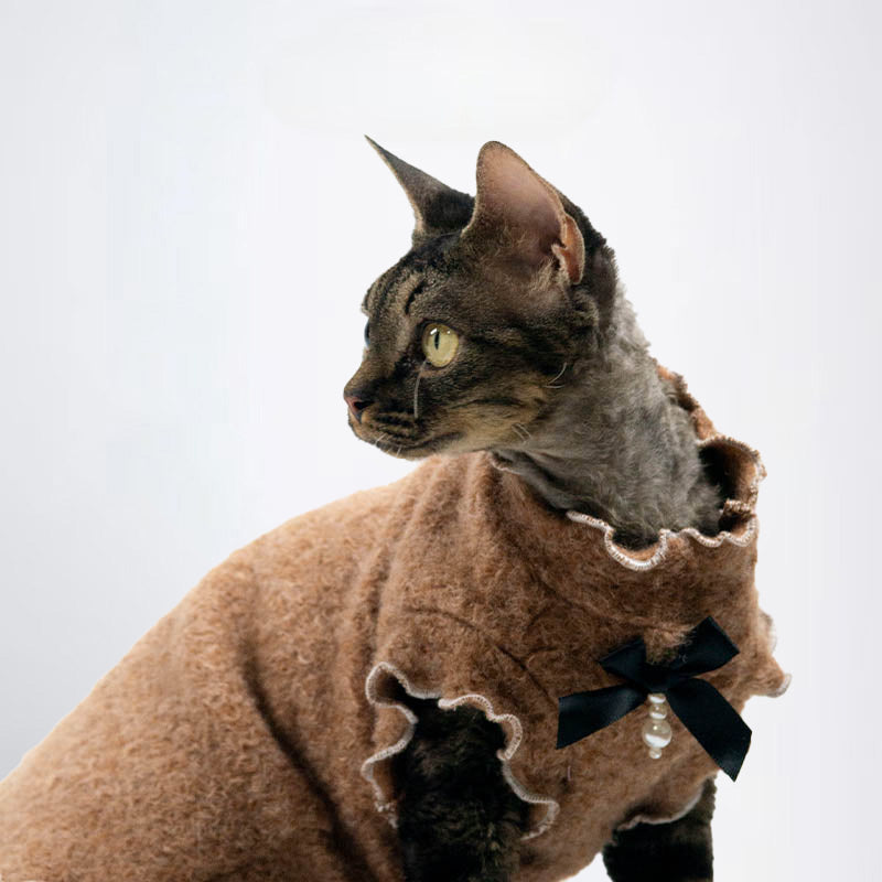 Cats Clothes Pets Cloth Pet Cloth Cat Clothes Cats Jacket Choker Sweater For Cats Original Designer Styled Clothing