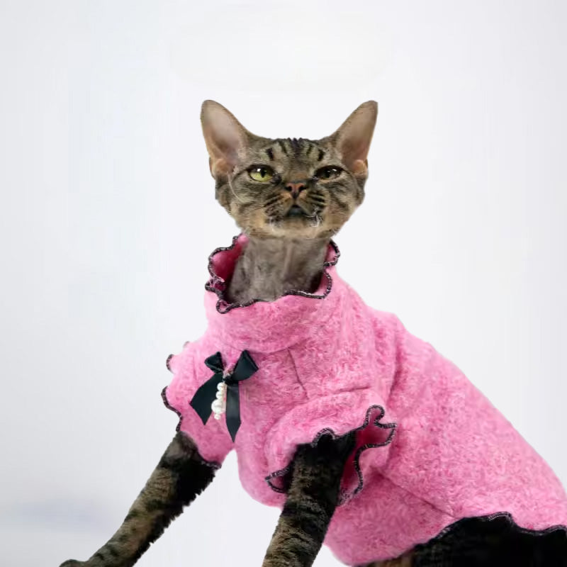 Cats Clothes Pets Cloth Pet Cloth Cat Clothes Cats Jacket Choker Sweater For Cats Original Designer Styled Clothing