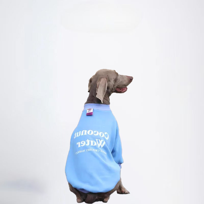 Winter Dogs Blue Colored Clothes Pets Blue Clothes Dog Cloth Dog Jacket Dog Jacket Fashion Dog Cloth Fashion Pets Cloth
