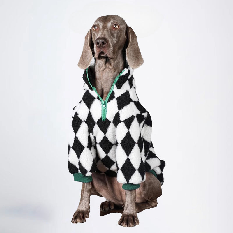 Pets Clothes Dog Cloth Dog Jacket All Covered Cloth Dimond Shaped Furry Dog Clothes Dog Jacket Fashion Dog Cloth Fashion Pets Cloth