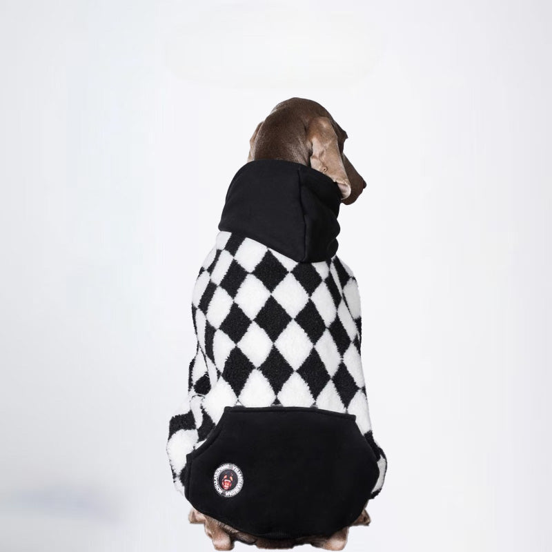 Pets Clothes Dog Cloth Dog Jacket All Covered Cloth Dimond Shaped Furry Dog Clothes Dog Jacket Fashion Dog Cloth