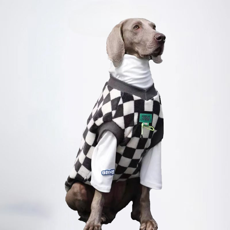 Pets Clothes Dog Cloth Dog Jacket All Covered Cloth Dimond Shaped Furry Dog Clothes Dog Jacket Fashion Dog Cloth Fashion Pets Cloth