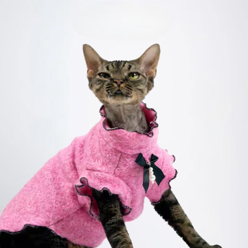 Cats Clothes Pets Cloth Pet Cloth Cat Clothes Cats Jacket Choker Sweater For Cats Original Designer Styled Clothing