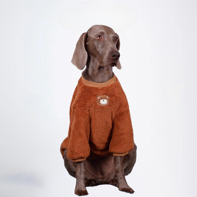 Dogs Sweatshirt Pets Clothes  Dog Jacket All Covered Cloth  Furry Dog Clothes All Covered Styled Deisign Fashion Designer Dogs Clothes