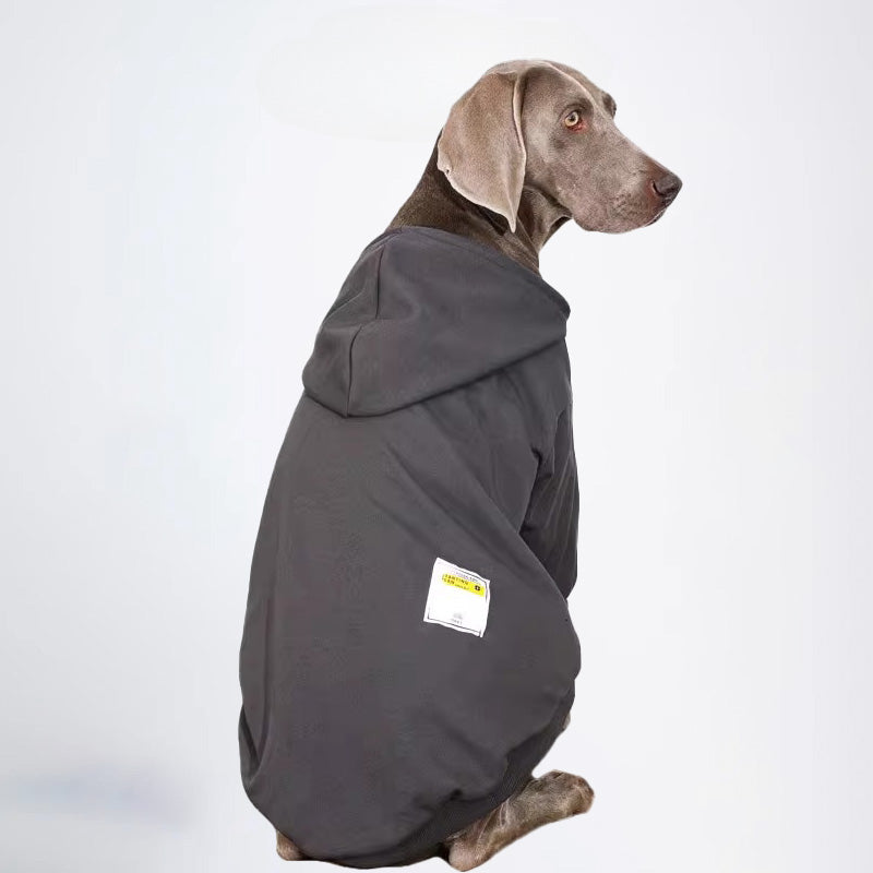 Dogs Clothes Pets Clothes Dogs Hooded Sweater Cardigan Sweater Gray Sweater Winter Dogs Hoddies Color All Covered Styled Deisign Fashion Designer Dogs Clothes
