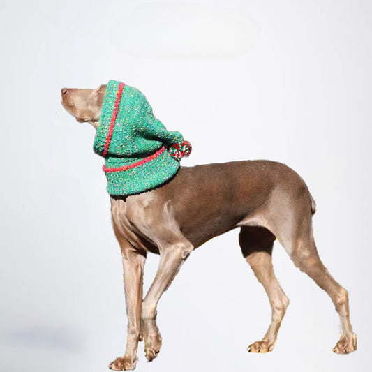 Dogs Hat Pets Hats Christmas Styled Christmas Designed Pets Hats Dogs Hats Green And Red Color