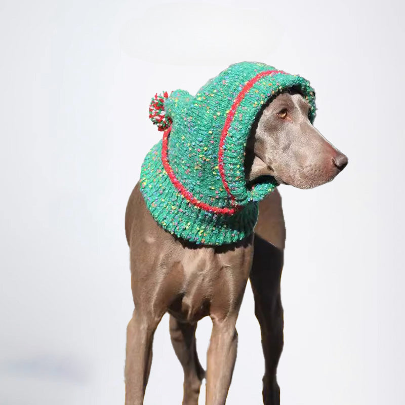 Dogs Hat Pets Hats Christmas Styled Christmas Designed Pets Hats Dogs Hats Green And Red Color