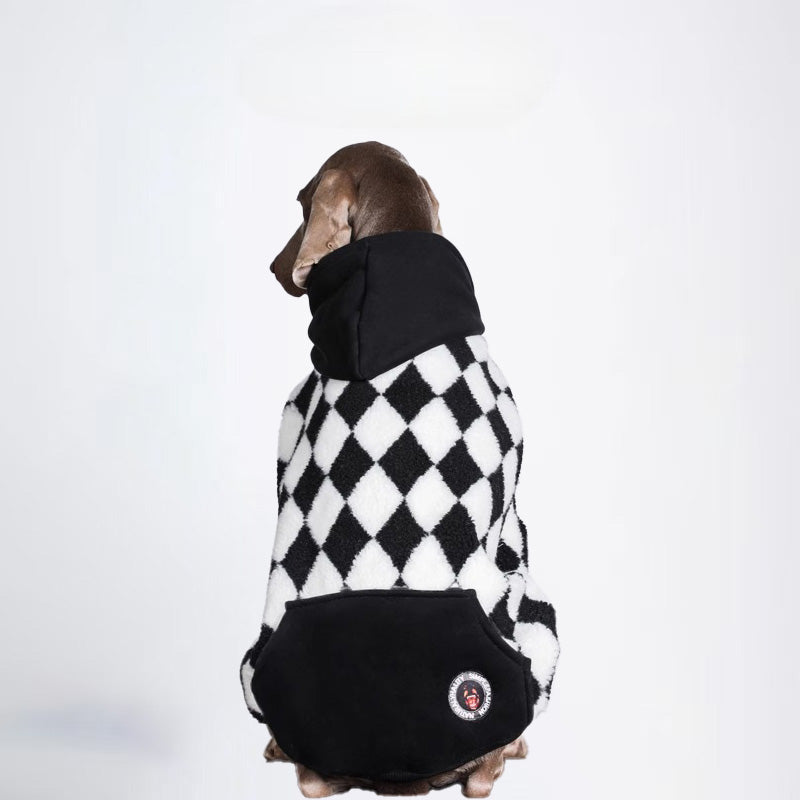 Pets Clothes Dog Cloth Dog Jacket All Covered Cloth Dimond Shaped Furry Dog Clothes Dog Jacket Fashion Dog Cloth