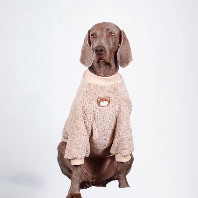 Dogs Sweatshirt Pets Clothes  Dog Jacket All Covered Cloth  Furry Dog Clothes All Covered Styled Deisign Fashion Designer Dogs Clothes