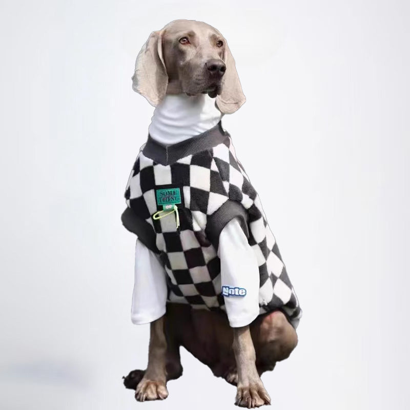 Pets Clothes Dog Cloth Dog Jacket All Covered Cloth Dimond Shaped Furry Dog Clothes Dog Jacket Fashion Dog Cloth Fashion Pets Cloth