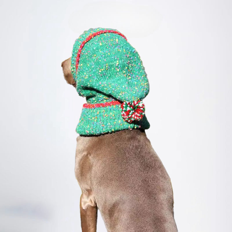Dogs Hat Pets Hats Christmas Styled Christmas Designed Pets Hats Dogs Hats Green And Red Color
