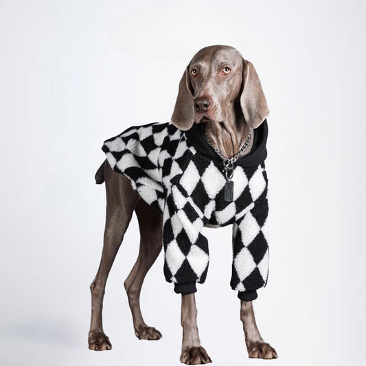 Pets Clothes Dog Cloth Dog Jacket All Covered Cloth Dimond Shaped Furry Dog Clothes Dog Jacket Fashion Dog Cloth