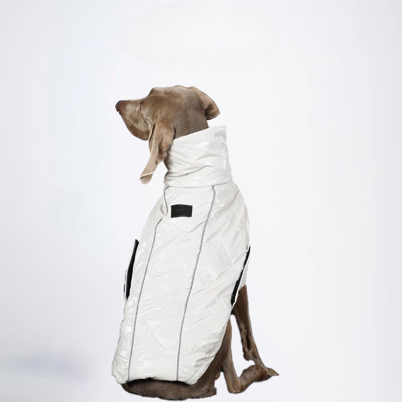 Dogs Clothes Pets Clothes Dogs White Coats For Winter Allcovered Styled Sweater Styled Deisign Fashion Designer Dogs Clothes
