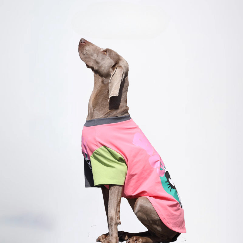 Pets Clothes Dog Cloth Dog Jacket All Covered Cloth Dopamine Color Dog Jacket Fashion Dog Cloth Fashion Pets Cloth