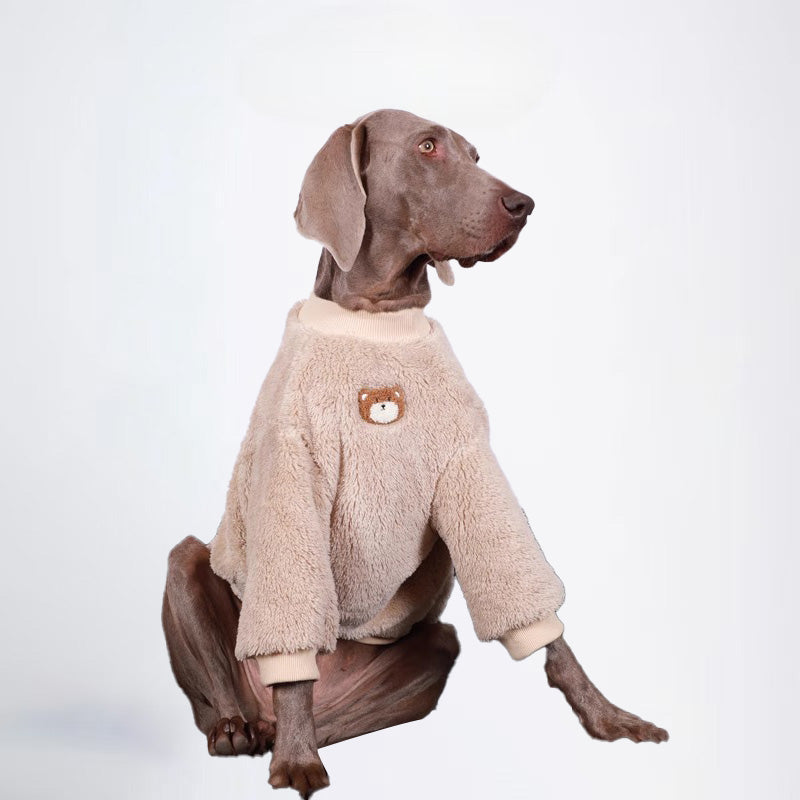 Dogs Sweatshirt Pets Clothes  Dog Jacket All Covered Cloth  Furry Dog Clothes All Covered Styled Deisign Fashion Designer Dogs Clothes