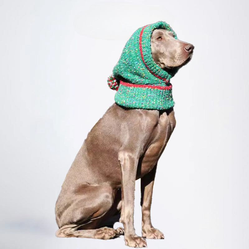 Dogs Hat Pets Hats Christmas Styled Christmas Designed Pets Hats Dogs Hats Green And Red Color