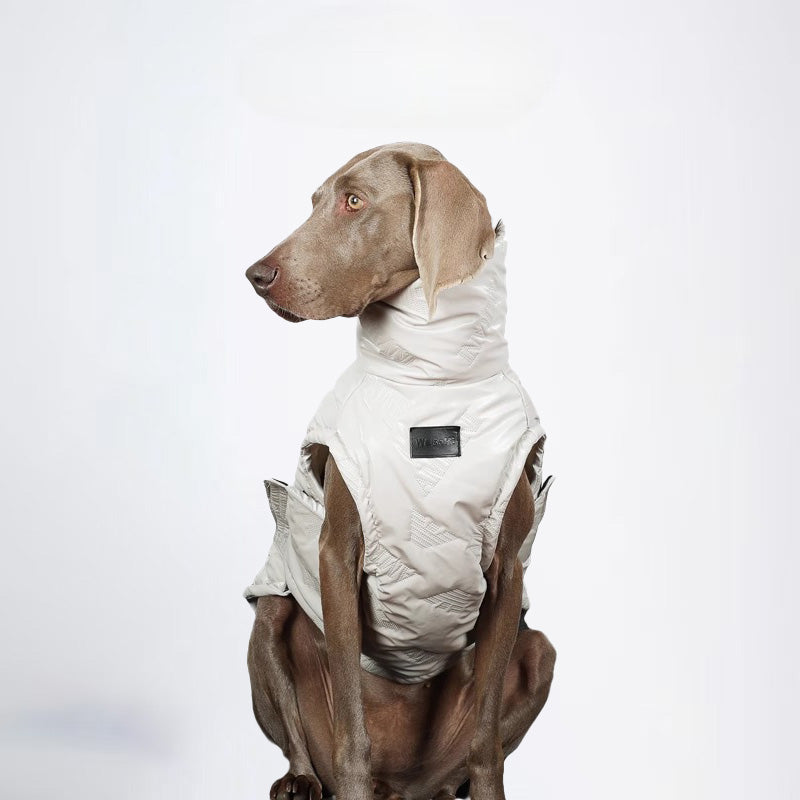 Dogs Clothes Pets Clothes Dogs White Coats For Winter Allcovered Styled Sweater Styled Deisign Fashion Designer Dogs Clothes
