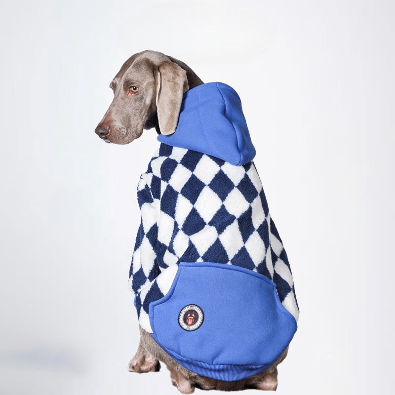 Pets Clothes Dog Cloth Dog Jacket All Covered Cloth Dimond Shaped Furry Dog Clothes Dog Jacket Fashion Dog Cloth
