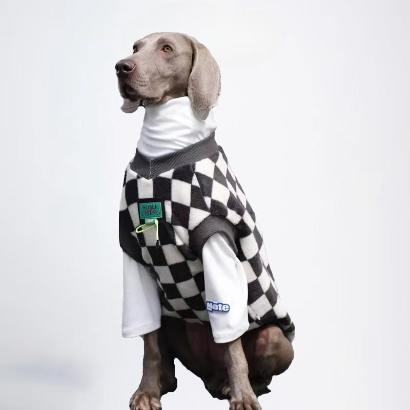 Pets Clothes Dog Cloth Dog Jacket All Covered Cloth Dimond Shaped Furry Dog Clothes Dog Jacket Fashion Dog Cloth Fashion Pets Cloth