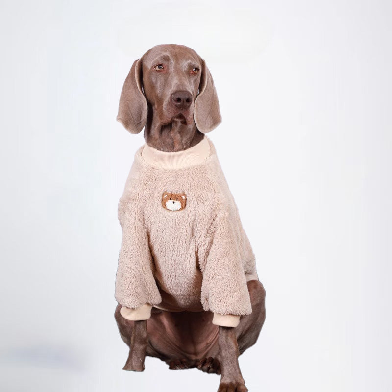 Dogs Sweatshirt Pets Clothes  Dog Jacket All Covered Cloth  Furry Dog Clothes All Covered Styled Deisign Fashion Designer Dogs Clothes