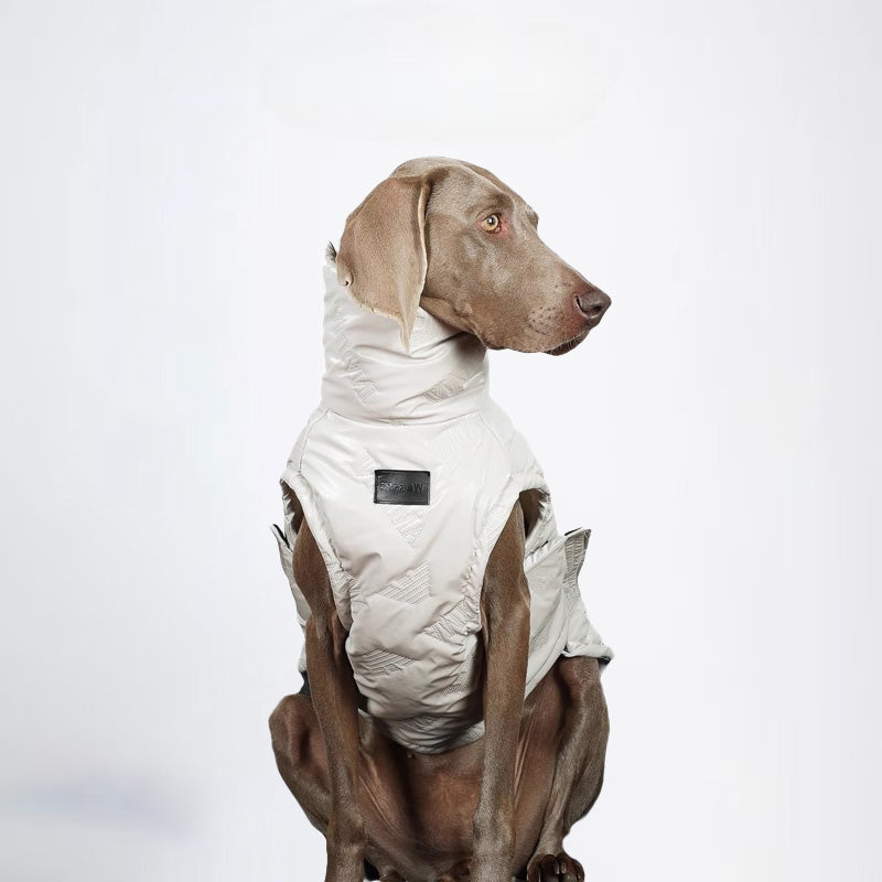 Dogs Clothes Pets Clothes Dogs White Coats For Winter Allcovered Styled Sweater Styled Deisign Fashion Designer Dogs Clothes