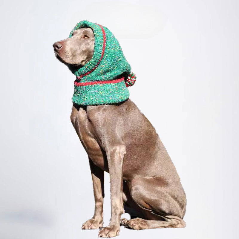 Dogs Hat Pets Hats Christmas Styled Christmas Designed Pets Hats Dogs Hats Green And Red Color
